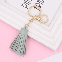 Porte-clés cerise en cuir sculpté, breloque de sac, porte-badge, accessoire de sac élégant, pendentif fleur, accessoire de voyage, contemporain