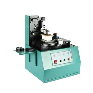Nova Chegada Padrão De Vidro De Plástico Data Impressora Máquina De Impressão De Copo De Óleo Impressora De Tinta Semiautomática