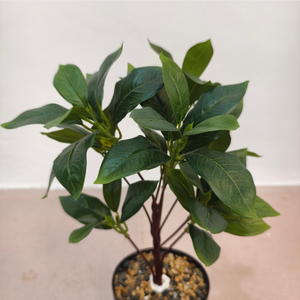 Árbol del Dinero Artificial, Planta Verde Decorativa en Maceta, Bonsái con Hojas de Dinero para Interiores, Sala de Estar - Product Image 1
