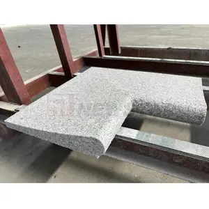 Trung Quốc Trắng Granite gạch hồ bơi đối phó đá Trung Quốc núi Xám flamed bề mặt