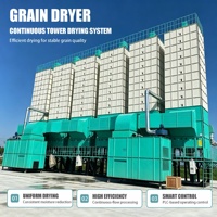 Séchoir à grains et maïs à brûleur diesel en lots de 15T et 30T à haute productivité