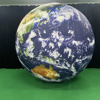 Boule de globe gonflable géante en tissu Oxford imperméable personnalisée de la série Start Ballon planète hermétique Gonflables publicitaires d'événement