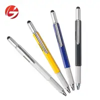 قلم متعدد الوظائف 5 في 1, قلم متعدد الاستخدامات 5 في 1 مع مفك ومسطرة