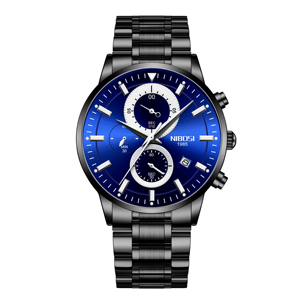 <span class=keywords><strong>Reloj</strong></span> de Pulsera de Cuarzo NIBOSI 2390, <span class=keywords><strong>Precio</strong></span> al por Mayor, Fabricante OEM ODM, Correa de Acero Inoxidable Resistente al Agua, Diseño Simple - Product Image 3