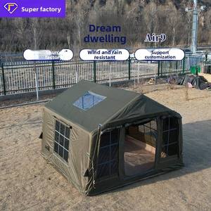 Tente <span class=keywords><strong>de</strong></span> toit gonflable pour camping en plein air, ciel étoilé, 3*3m, tissu enduit 420Dpu, >3000mm, imperméable, monocouche, <span class=keywords><strong>pas</strong></span> <span class=keywords><strong>de</strong></span> montage requis - Product Image 3