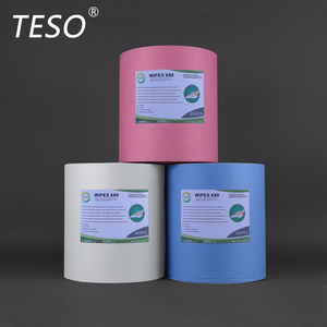 Rouleau de lingettes jetables non tissées industrielles robustes pour l'automobile et l'aérospatiale, 32*34cm, 250 lingettes/rouleau, en pâte de bois+PP, écologiques, <span class=keywords><strong>TESO</strong></span> - Product Image 4