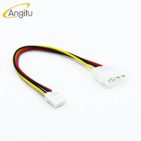 Cable de Alimentación Angitu Personalizado Molex/IDE de 4 Pines a Mini IDE de 4 Pines de 2.54mm, Cable de Alimentación Molex a Mini Floppy de 4 Pines