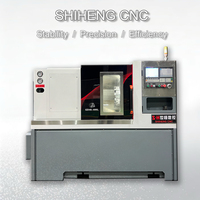 Torno CNC de un solo husillo GD46-400L de alta precisión de 0.005 mm con contrapunto