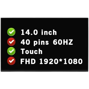 شاشة لابتوب LCD جديدة B140HAK03.1 بدقة 1920x1080 FHD، 40 سن، تعمل باللمس، تقنية IPS، HDR، معدل تحديث 144 هرتز، سطح غير لامع - Product Image 4