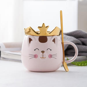 NEWSTAR Caneca Bonito Do Gato Crianças Rosa Caneca De Café Criativo Animal Copo De Cerâmica, Presentes De Aniversário Do Dia Dos Namorados Do Natal - Product Image 1