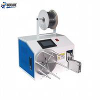 Máquina Automática para Enrollar y Atar Cables, Máquina de Atado de Cables de Múltiples Especificaciones para Taller de Ensamblaje de Cables de Alimentación