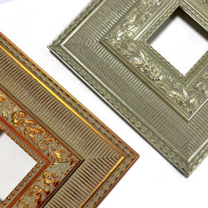 Venta al por Mayor de Fábrica: Marcos de <span class=keywords><strong>Lienzo</strong></span> Clásicos en Oro y Plata, Anchos y Grandes, de 4x4, 6x6, 8x8 y 8x10 Pulgadas, para Decoración de Paredes de Hogar y Galerías - Product Image 4