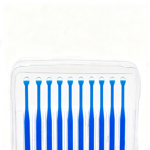 20 pièces/boîte, bâtonnets adhésifs en plastique bleu pour placages dentaires en porcelaine et couronnes dentaires, applicateur de pointe adhésive, modèle ZJB-01 - Product Image 5