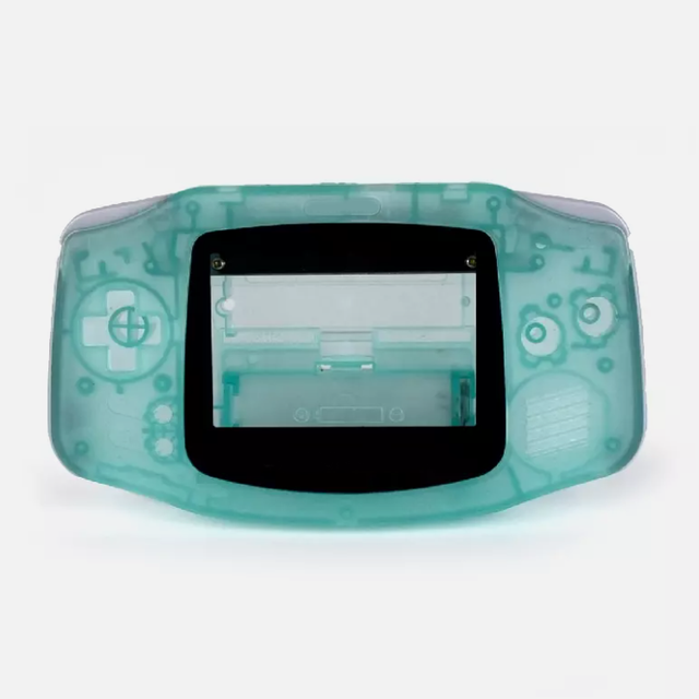 Luminous Replacement Housing Shell for Gameboy Advance Console Faceplate Cover for GBA Shell Case Set with Screen