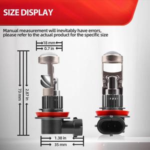 SAGESUNNY 9006 M01R มินิโปรเจคเตอร์เลนส์ 2500lm 25w ไฟหน้าหลอดไฟสําหรับ Benz BMW ฮุนไดฮอนด้านิสสัน - Product Image 6