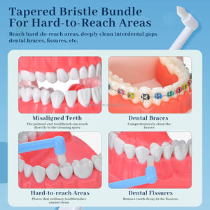 <span class=keywords><strong>Brosse</strong></span> interdentaire à marque privée, cure-dents pour appareils dentaires, <span class=keywords><strong>brosse</strong></span> à dents à touffe unique, logo personnalisé, <span class=keywords><strong>brosse</strong></span> interdentaire orthodontique - Product Image 4