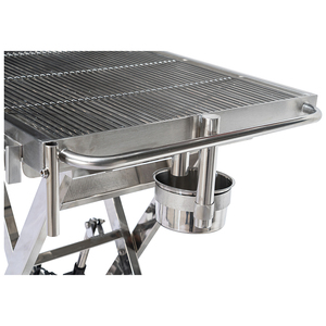 IN-P001 Stainless Steel Animal Surgical <b>Table</b> Electric Adjustable Veterinary Operating <b>Table</b> Pet Medical Surgery Equipment - Product Image 4
