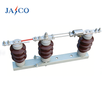 Sectionneur-fusible d'isolement haute tension extérieur tripolaire JASCO GW4-17/24KV, tension nominale 20KV, courant de crête 630A, 50/60Hz, usage industriel