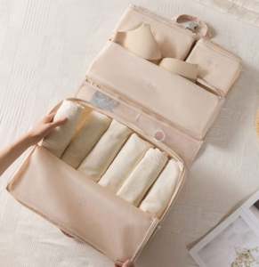 Organizador de Viaje de Negocios, Bolsa de Embalaje de Poliéster para Equipaje con Cierre de Cremallera, Compartimentos Multicapa para Ropa, Ropa Interior y Calcetines - Product Image 2