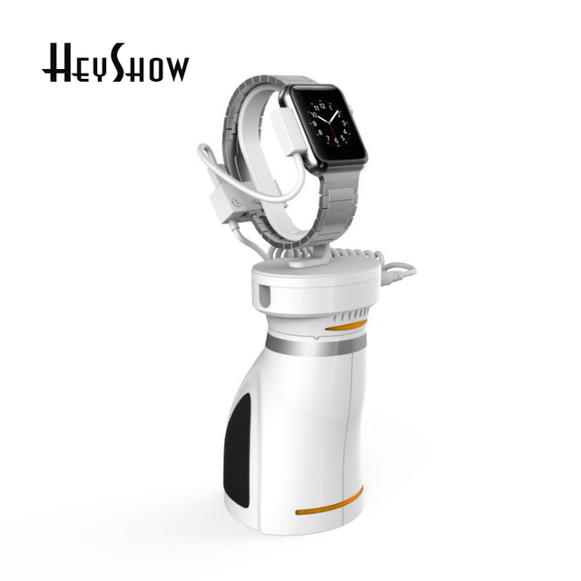 Retractable Camera Security Display Stand Recoiler Type Anti-Theft Holder with Alarm System