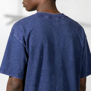 T-shirt Homme Oversize en Coton Lourd 300 g/m² avec Logo Personnalisé OEM, Coupe Boxy, Effet Délavé, Imprimé Streetwear Manga Graphic - Product Image 1