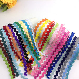 8mm Colorful <strong>Ric</strong> <strong>rac</strong> Ribbon Tape Zig Zag Lace <strong>Trimming</strong> 31 Color Available <strong>Ric</strong> <strong>rac</strong> <strong>Trimming</strong> for Dress, Bag, DIY - Product Image 1