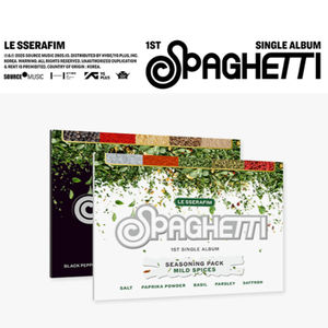 KPOP LE SSERAFIM - Primer Álbum Sencillo SPAGHETTI - CD Coleccionable Oficial de Weverse - Álbum de Música Coreana para Fans de Todas las Edades - Product Image 2