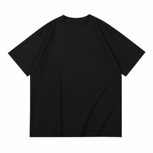 Custom 260G Heavyweight 100% Cotton T Shirt OEM ODM Oversized Unisex Crew Neck Blank Short Sleeve <b>Tee</b> with Logo - Product Image 2