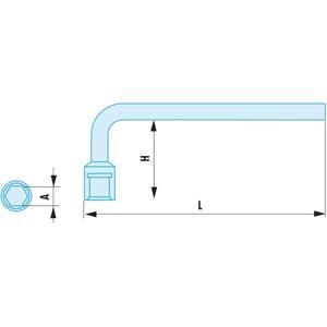 FACOM - 75.24SR kunci soket offset berongga Non-sparking kunci HEX, kunci pas kait dan kunci pas soket - Product Image 2