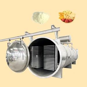 Effective freeze dryer commercial freeze drying machine food processing machinery with vacuum chamber for freeze dried food