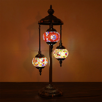 Lampes turques fantaisie en mosaïque spirale de la marque Evershining Lighting, lot de 3, vente en gros directe de l'usine de Yiwu, lampadaire en laiton YMA41603