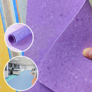 Hastane okul laboratuvarı homojen % vinil zemin kaplama dayanıklı ticari rulo kullanımı için Anti bakteriyel PVC plastik döşeme - Product Image 5