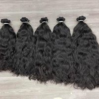 Lot de Cheveux Humains Bruts Vierge 100% Vietnamiens, 15A, Donneur Unique, Double Tirage, Cuticules Alignées, Ondulation Naturelle Cambodgienne