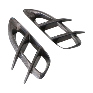 Rejillas de Ventilación de Fibra de Carbono para Porsche Cayman <span class=keywords><strong>Boxster</strong></span> para Kit de Carrocería 718, Borde de Parachoques Delantero, Difusor Trasero, Faldones Laterales en V - Product Image 4