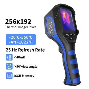 กล้องถ่ายภาพความร้อน HEDAO ความละเอียดอินฟราเรด 256x192 25Hz 40mK หน่วยความจำ 16GB หน้าจอ 2.0-3.9 นิ้ว -4 1022 สำหรับการบำรุงรักษา HVAC - Product Image 2