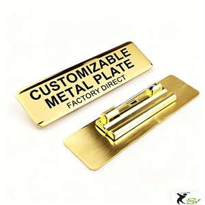 Placa de metal con logotipo personalizado para bolsos, etiqueta de marca para horno, placa de identificación, etiqueta de nombre - Product Image 5