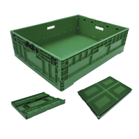 Caisses en plastique de haute qualité à vendre caisses de stockage en plastique pliables boîte en plastique à chiffre d'affaires empilable