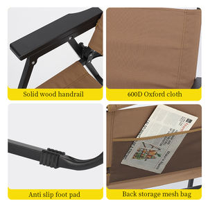 Silla Plegable Kermit de Alta Calidad para Exteriores, Ligera, para Picnic, Viajes, Pesca, Playa, Ocio y Camping - Product Image 4