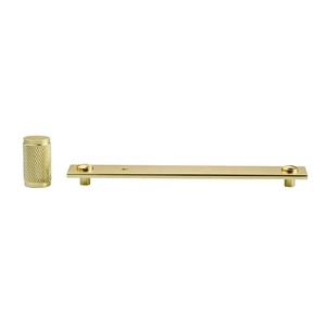 Perillas del Gabinete de cocina tire latón moleteada maneja manijas de cocina oro cajón perillas manija muebles Hardware manijas - Product Image 4