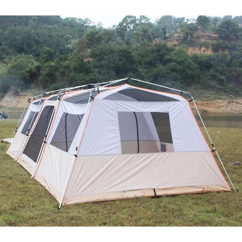 ShiZhong pop up kamp çadırı 8 kişi aile kamp çadırı su geçirmez kolay up büyük çadır kamp için