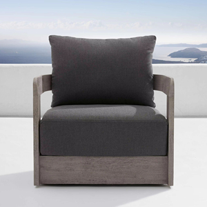 Juego de Muebles de Exterior de Madera de Teca Modernos y Lujosos, Sofá con Reposabrazos Gruesos, Diseñado para Hoteles, Parques, Patios, Apartamentos con Cuerda de Aluminio - Product Image 1