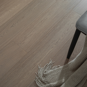 Plancher en bois d'ingénierie durable avec système de clic |   Parquet <span class=keywords><strong>hybride</strong></span> en noyer noir pour salon et salle de sport - Meilleur prix - Product Image 2