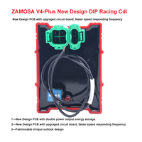 Cdi de course réglable pour vadrouille Pit Bike ATV Scooter Quad Dirt Bike ZAMOSA V-4 6Pin Cdi AC DC GY6 CB Wire Universal Cdi Unit