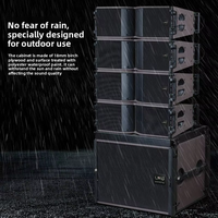 LA-8 Enceinte Line Array Double 8 pouces en néodyme pour festivals de musique, performances audio, bars intérieurs, événements sportifs et extérieurs, étanche