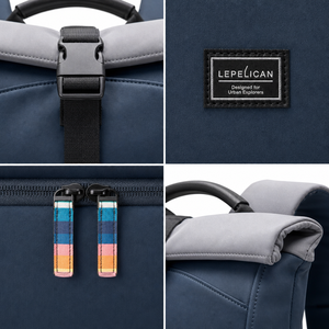 Sac à dos unisexe tendance, étanche, antivol, pour ordinateur portable, avec fermeture éclair USB, doublure en nylon et polyester, capacité de 20 à 39 L, physiologique - Product Image 3