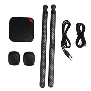 Kit de Batería Electrónica <span class=keywords><strong>Virtual</strong></span> con Baquetas de Sensor y Altavoces para Práctica de Instrumentos Musicales - Product Image 1