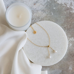 สร้อยคอไข่มุกทรงหยดน้ำจากอาร์โว - Product Image 3