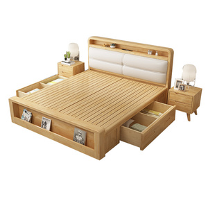 <span class=keywords><strong>Lit</strong></span> de Luxe 2026 pour Chambre à Coucher, Cadre en Bois, <span class=keywords><strong>Lit</strong></span> Double avec Rangement, <span class=keywords><strong>Lit</strong></span> <span class=keywords><strong>Complet</strong></span> King Size - Product Image 2