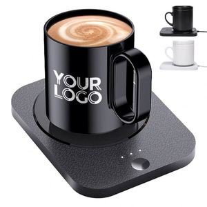 Hot Sale Touch <b>Usb</b> Smart Ceramics Mug Warmer <b>Heating</b> Pad Temperature Control Smart Coffee Cup Warmer With Custom Logo - Product Image 1