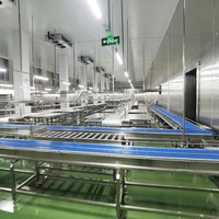 Chaîne de découpe de viande, ligne de convoyage de viande, bande transporteuse de viande, équipement d'abattoir fabriqué en Chine